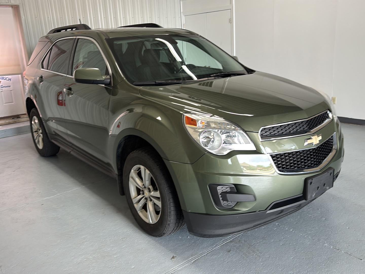 2015 Chevrolet Equinox LT in Sea Grass Metallic — front three-quarter view